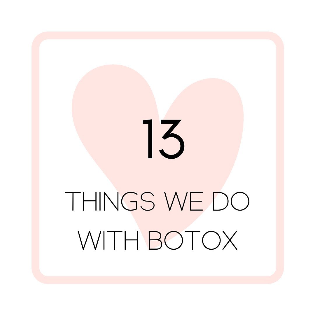 The Beauty Clinic When most people think of Botox, they think of treating the forehead. Here are 13 areas we routinely treat with Botox (and Dysport):