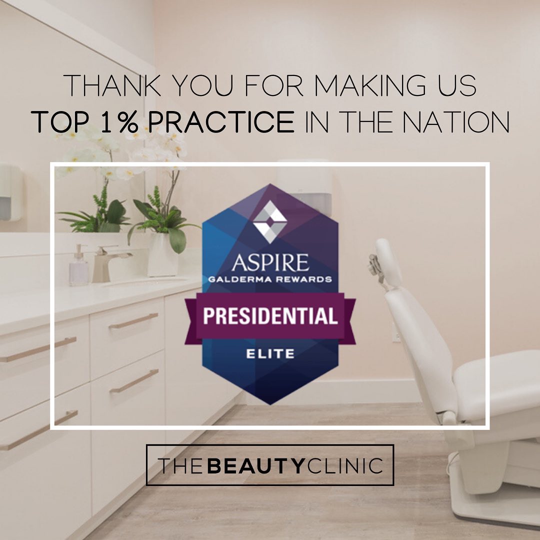 The Beauty Clinic has reached Presidential Elite Status with Galderma!
